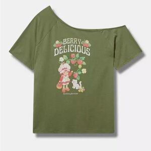 Torrid Olive Green 'Berry Delicious' Kids Tee